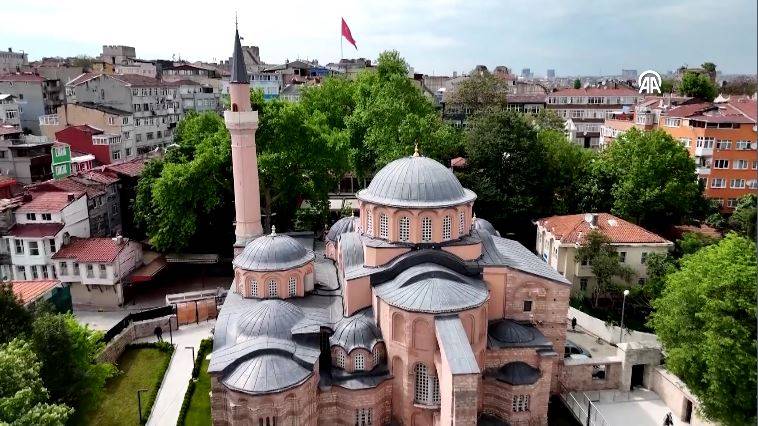 Kiliseden camiye çevrilen Kariye Camii ibadete açıldı 34